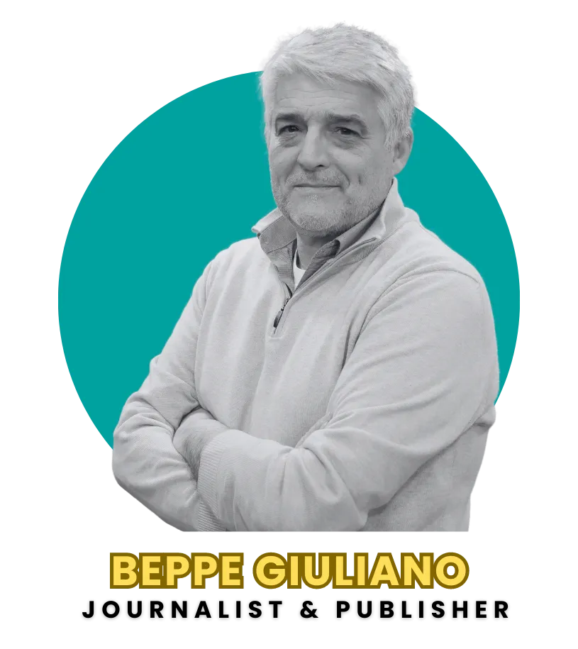 Beppe-Giuliano, journalist and publisher