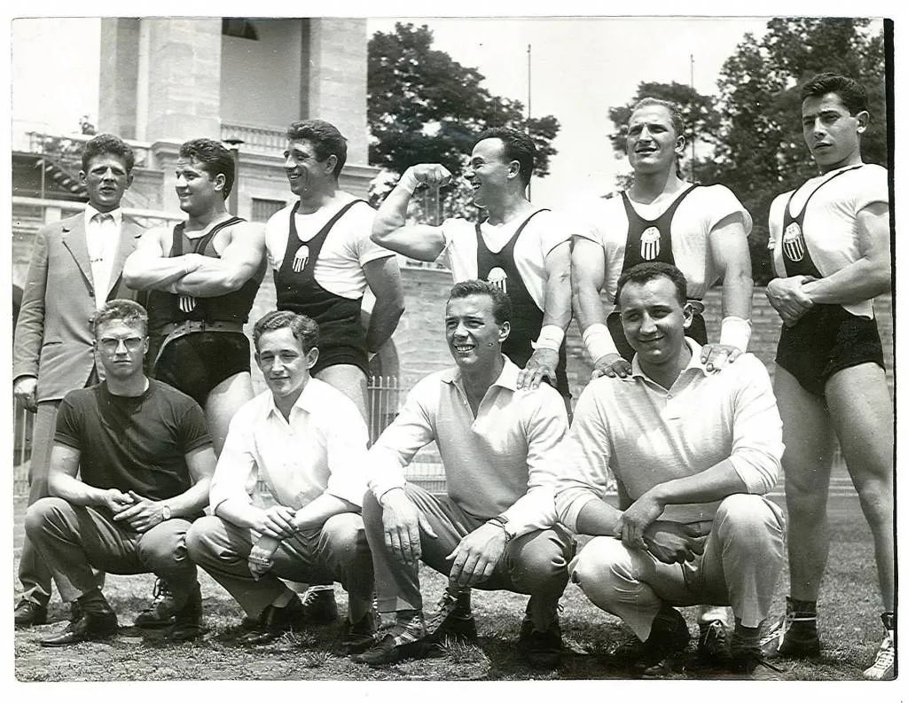 Weightlifting Bentegodi in Milano, 1957