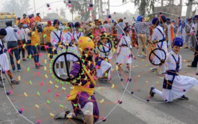 San Bonifacio, the colourful Sikh procession of Nagar Kirtan