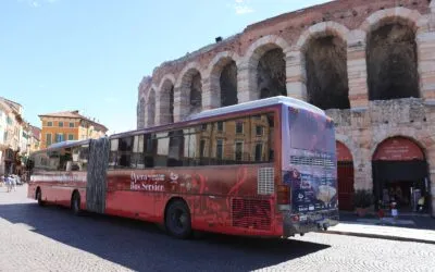 Returning to Lake Garda after an evening in the Arena, with Opera Bus Service you can 