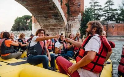 Raft&Wine to discover the Adige River with a glass of wine 