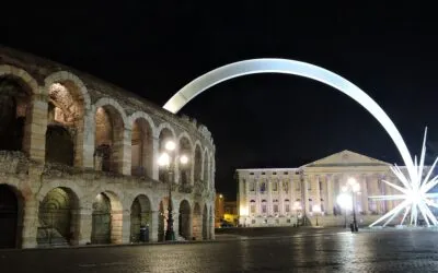 Christmas in Verona. A new (temporary) installation will replace the traditional comet star