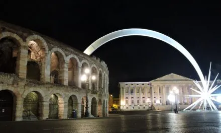 Christmas in Verona. A new (temporary) installation will replace the traditional comet star