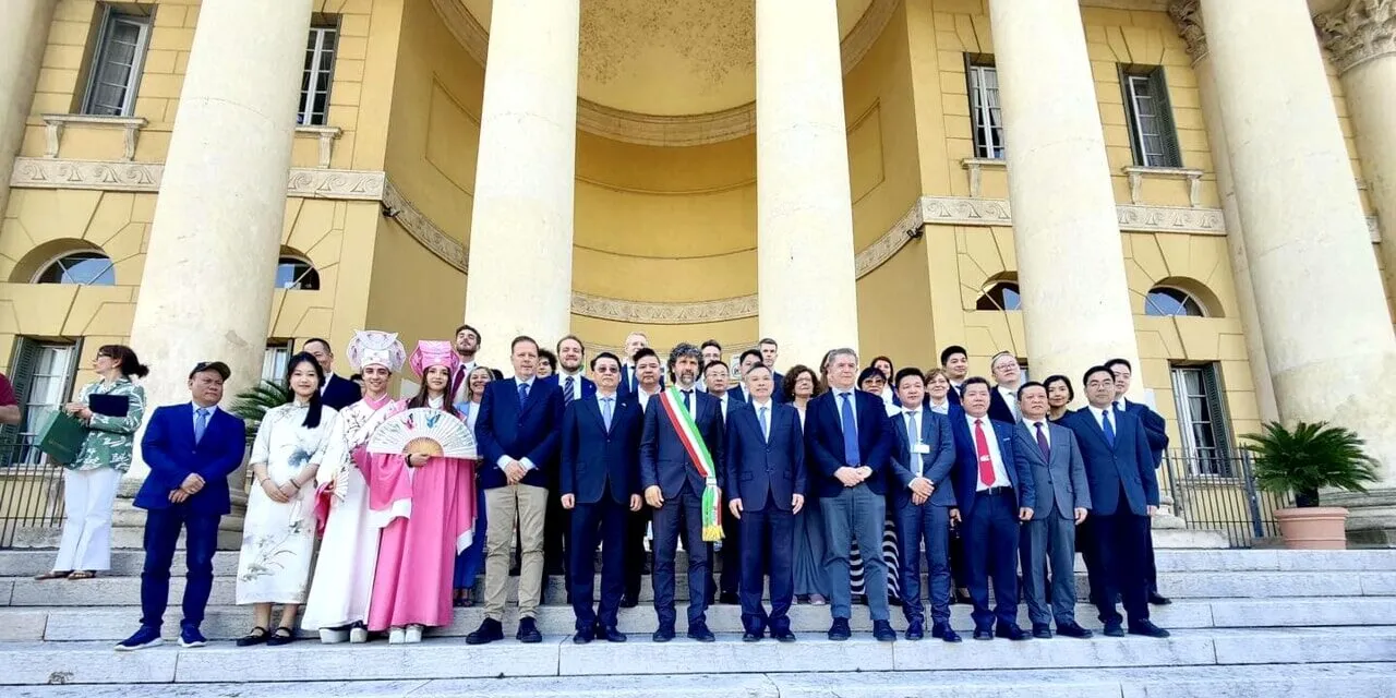 Twinning Verona – Hangzhou, the Chinese delegation welcomed by the Mayor for the first time