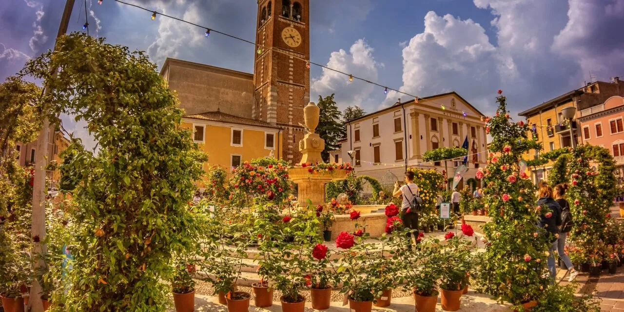 May, the month of roses is celebrated every year in Bussolengo