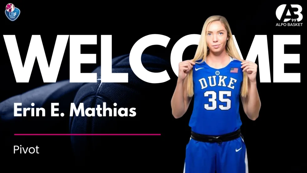 Erin Elizabeth Mathias, American Center, is Alpo Basket’s first signing for Serie A1