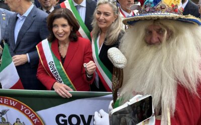 Papà del Gnoco at New York’s Columbus Day parade