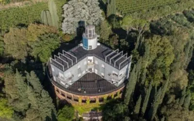 Villa Girasole in the province of Verona, an original Italian example of a rotating house