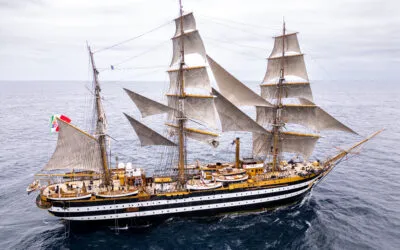 Verona Opera meets the sea: The Amerigo Vespucci leaves Doha in spectacular style