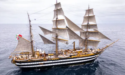 Verona Opera meets the sea: The Amerigo Vespucci leaves Doha in spectacular style