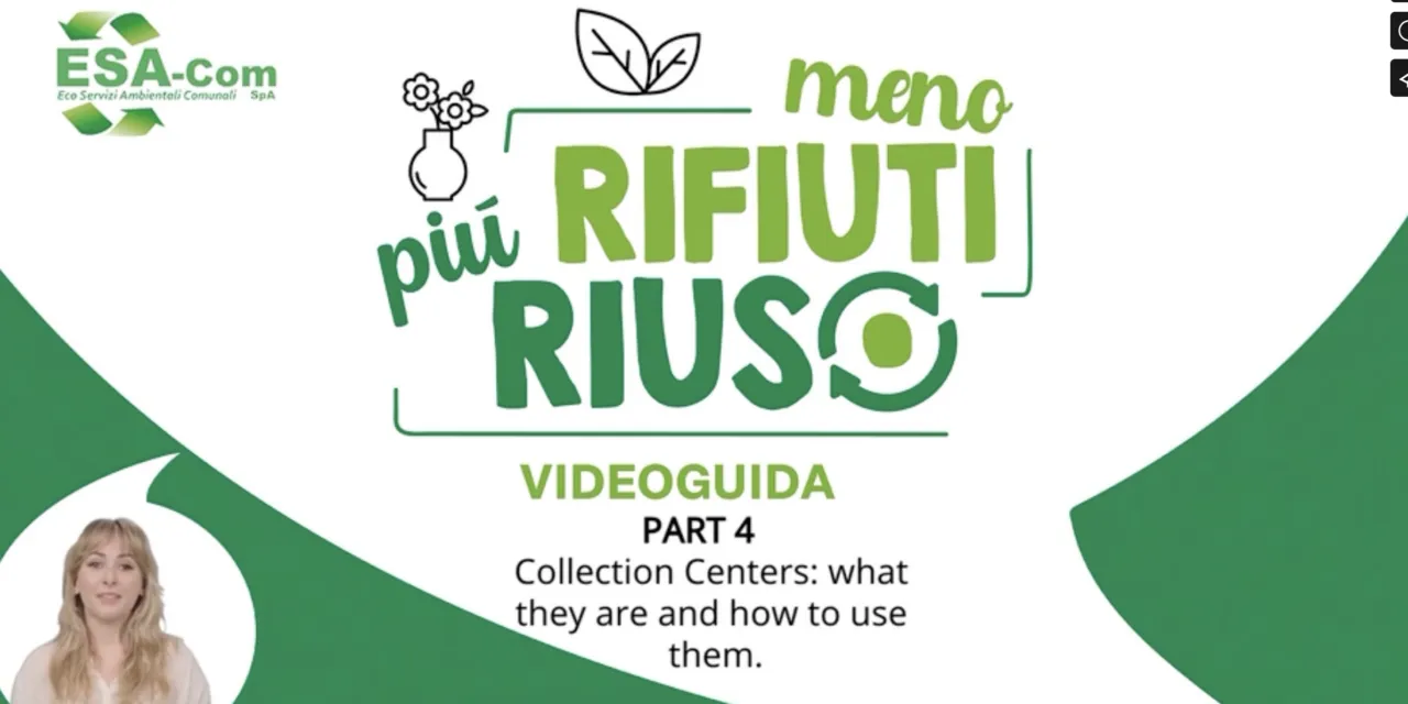 In Nogara, province of Verona, multilingual waste video guide